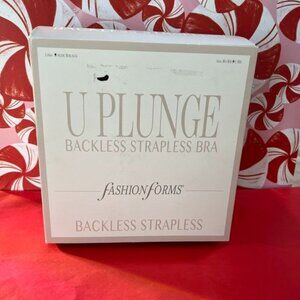 Fashion Forms U-Plunge Backless Strapless Bra | Nude | NWT
